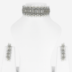 Aanura Emerald Pearl Choker Necklace Set