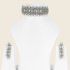 Aanura Emerald Pearl Choker Necklace Set