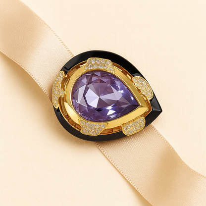 Aanura Gold-Tone Oversized Statement Cocktail Ring