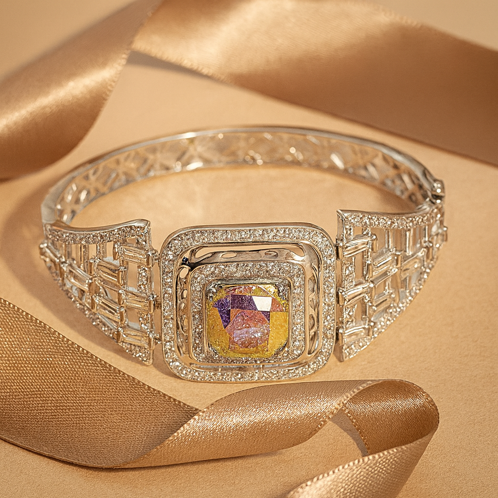 Aanura Prism Aura Silver Bracelet