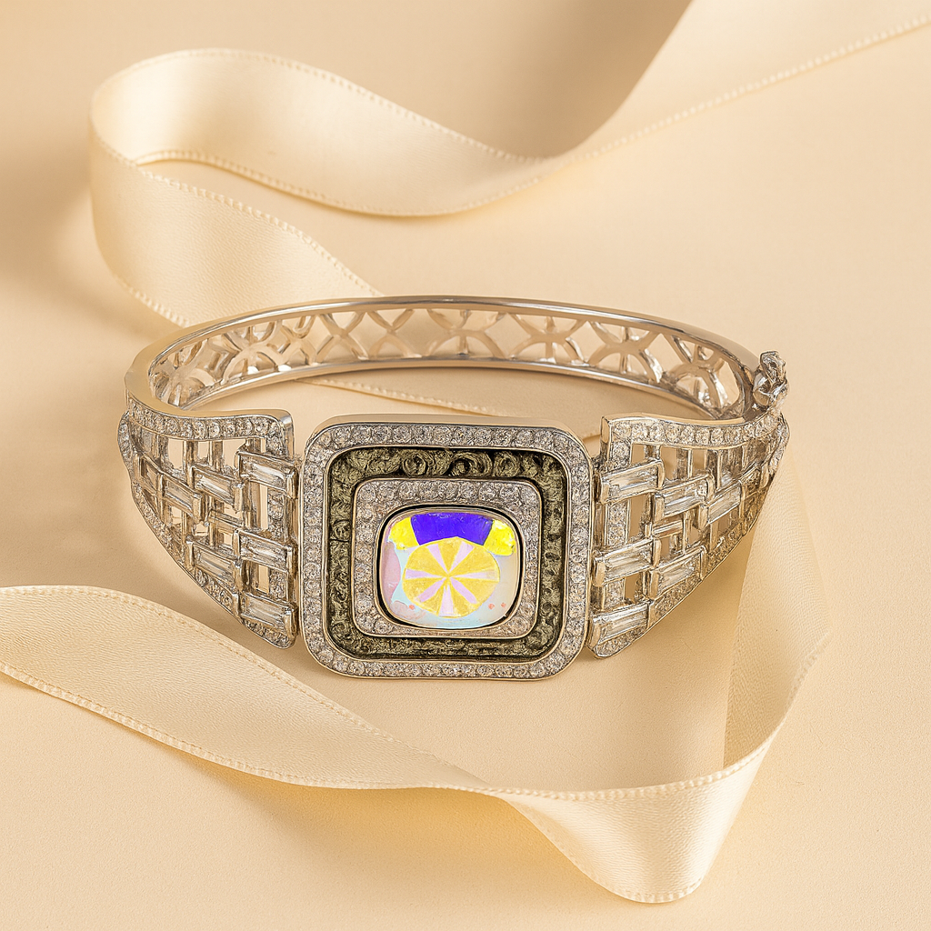 Aanura Prism Aura Silver Bracelet