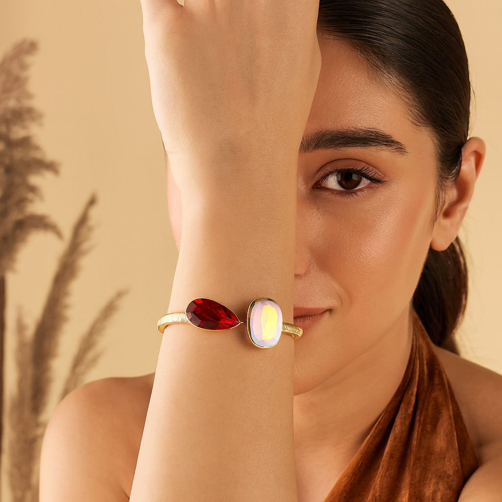 Aanura Aura Gem Glow Gold Bracelet