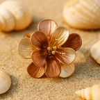18K Gold Plated Flower Anti-Tarnish Waterproof Ring
