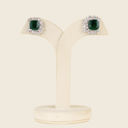 Aanura Ombre Blue and White Drop Earrings