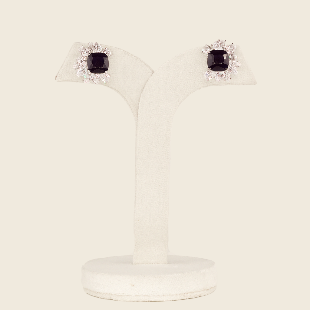 Aanura Ombre Blue and White Drop Earrings