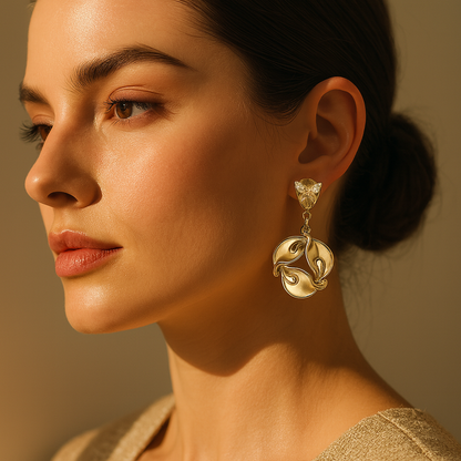 Aanura Blossom Pearl Drop Earrings