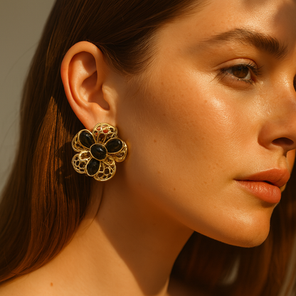 Aanura Floral Bloom Earrings