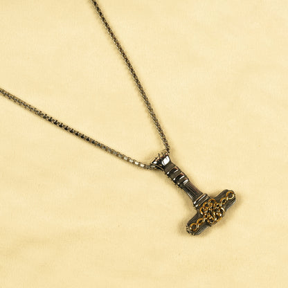 Aanura Dual-Tone Hammer Chain For Men