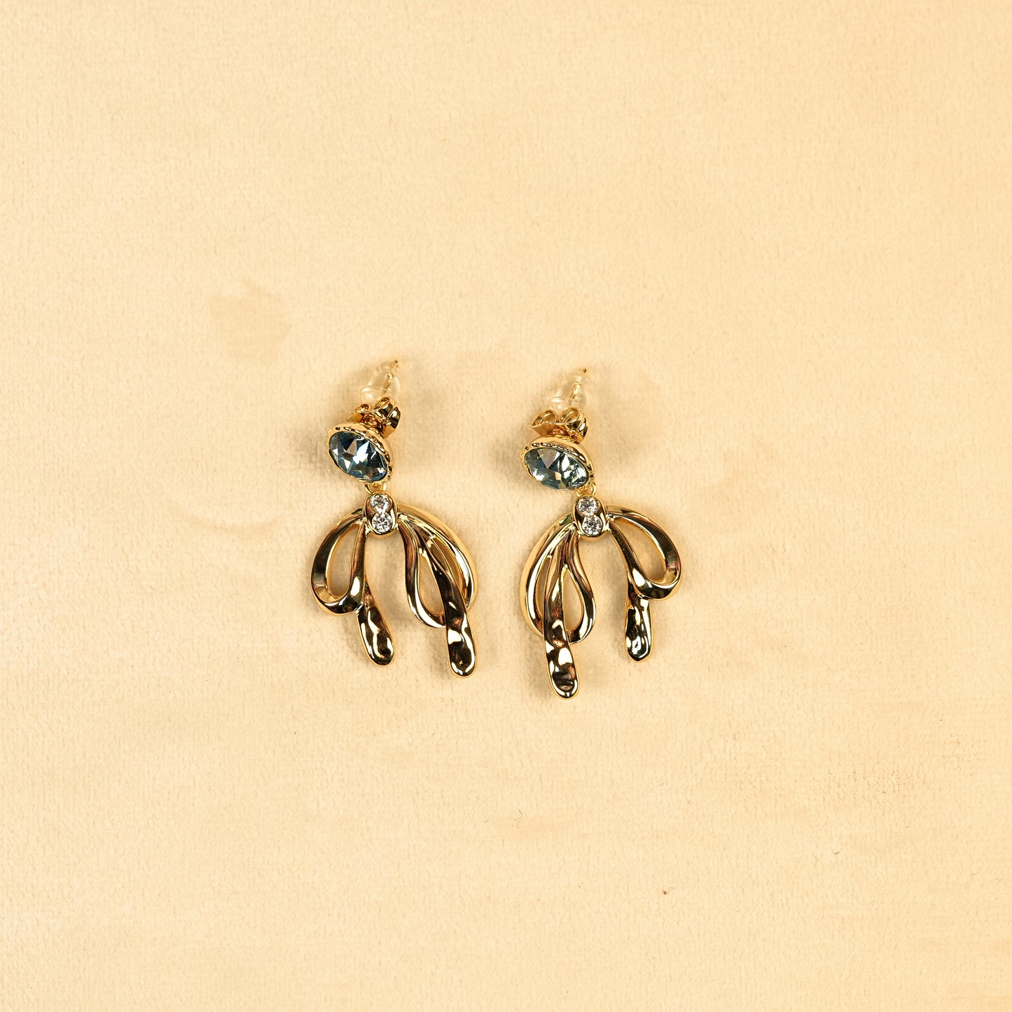 Aanura Gold Plated Elegant Drop Earrings