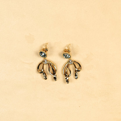 Aanura Gold Plated Elegant Drop Earrings