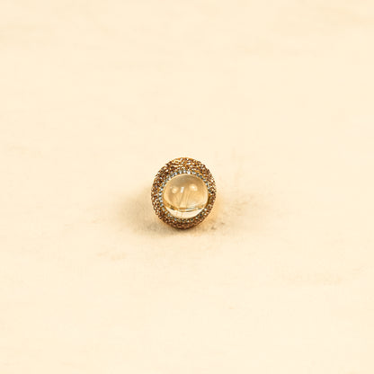 Aanura Gold Stainless Steel Dome Ring