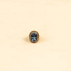 18K Gold Plated Crystal Statement Anti-Tarnish Waterproof Ring