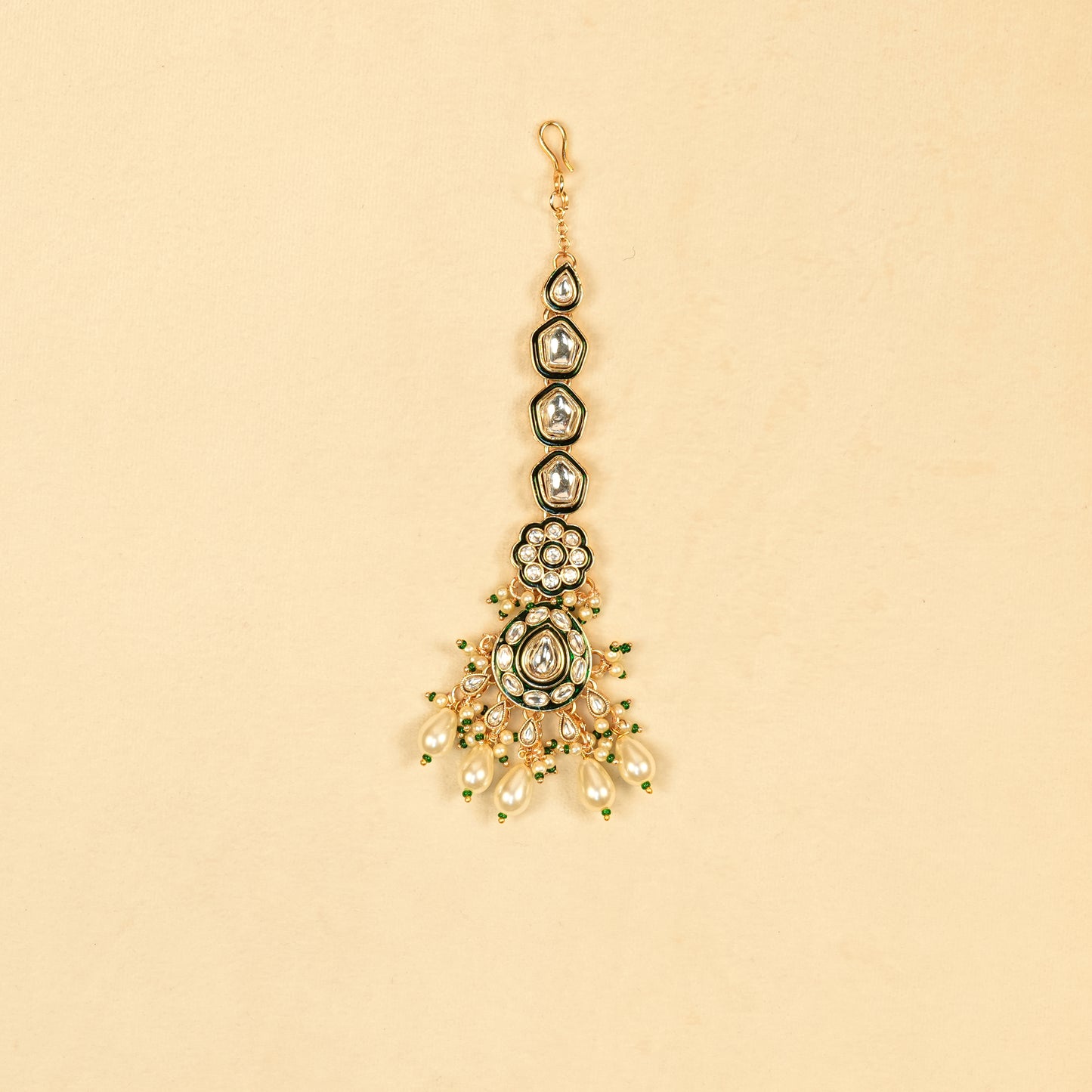 Aanura Gold Plated Traditional Necklace Set