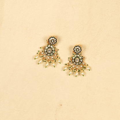 Aanura Gold Plated Traditional Necklace Set