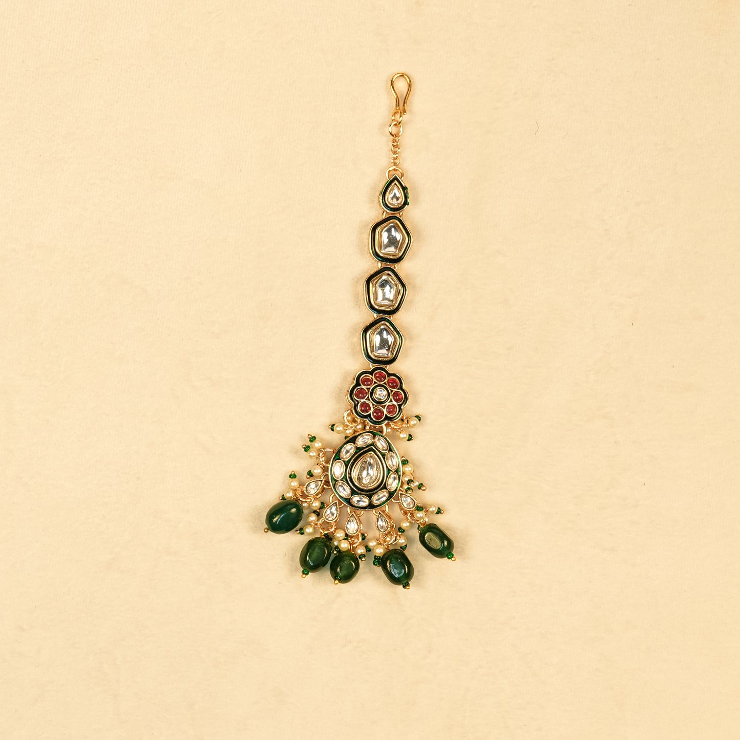 Aanura Gold Plated Traditional Necklace Set