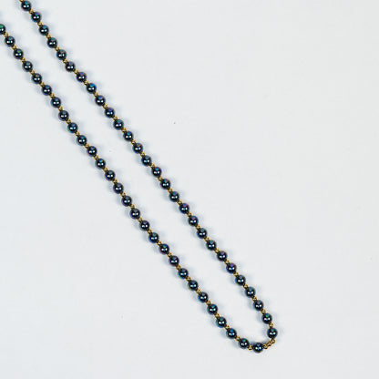 Aanura Gold Stainless Steel Beaded Necklace