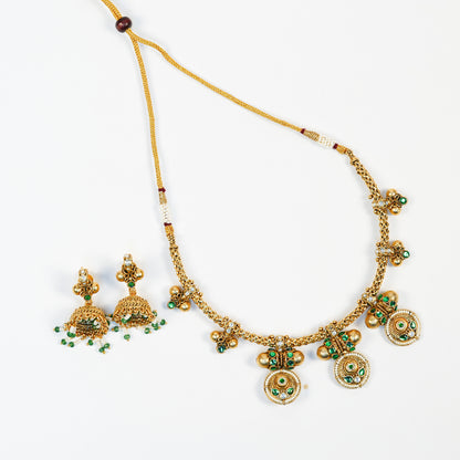 Aanura Traditional Necklace & Earring Set