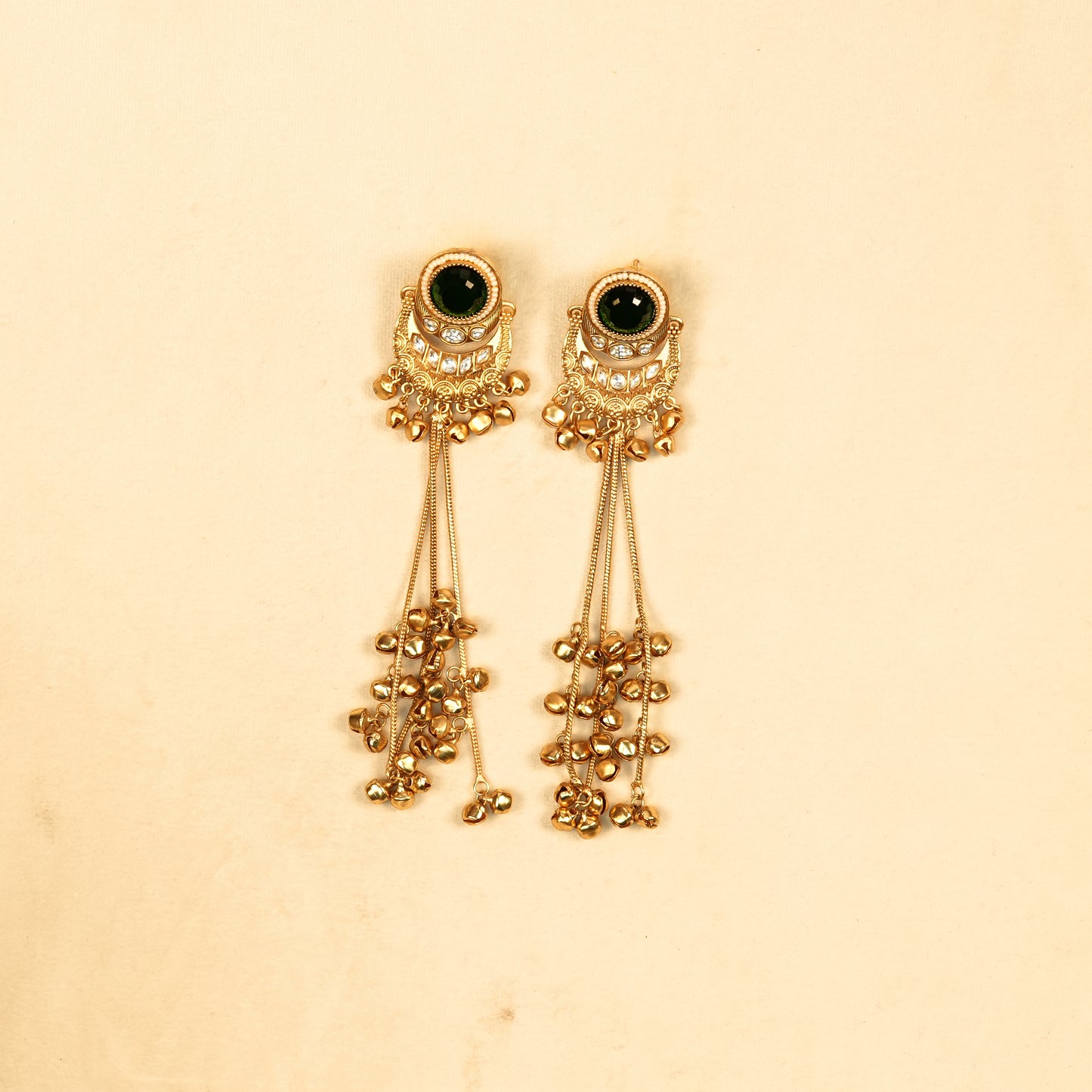 Aanura Gold Plated Chandrika Drop Earrings
