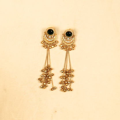 Aanura Gold Plated Chandrika Drop Earrings