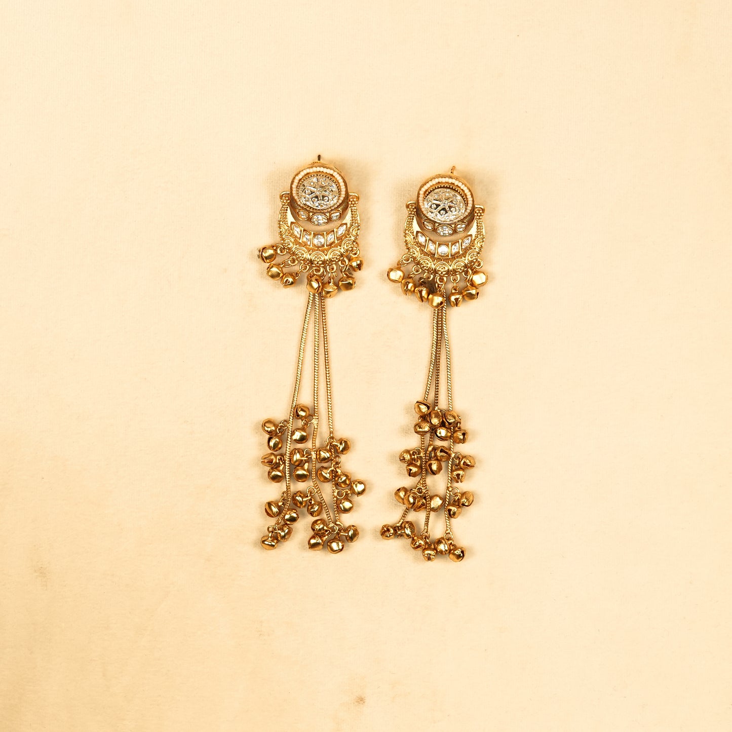 Aanura Gold Plated Chandrika Drop Earrings