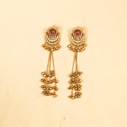 Aanura Gold Plated Chandrika Drop Earrings