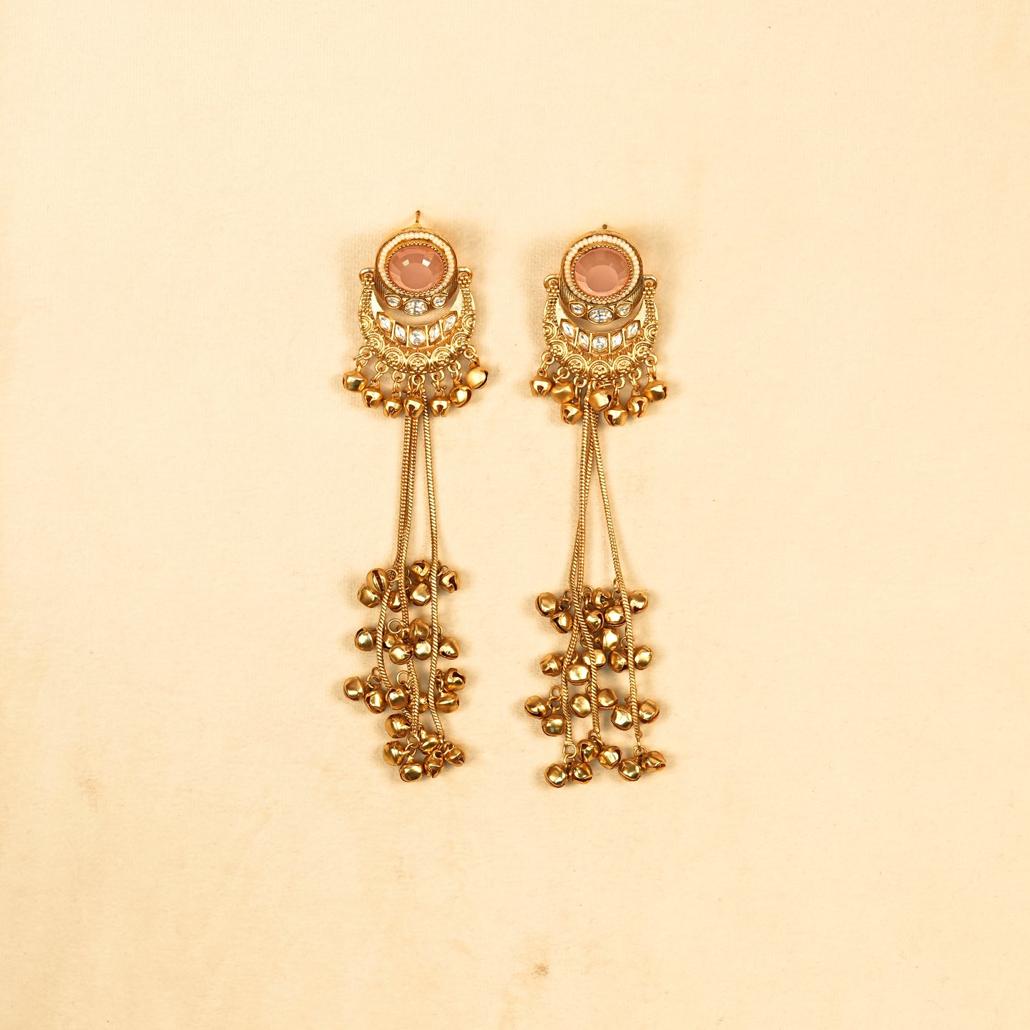 Aanura Gold Plated Chandrika Drop Earrings