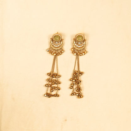 Aanura Gold Plated Chandrika Drop Earrings