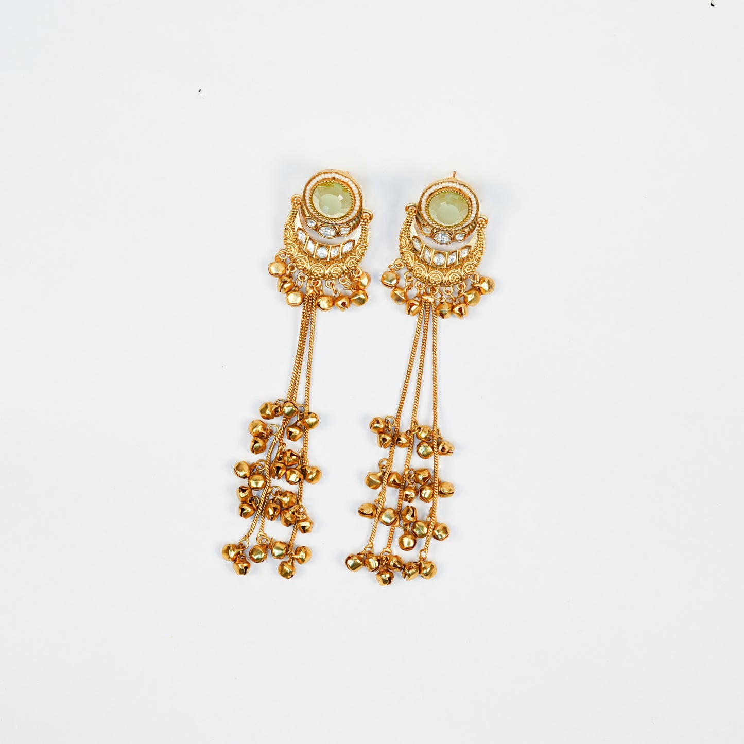 Aanura Gold Plated Chandrika Drop Earrings