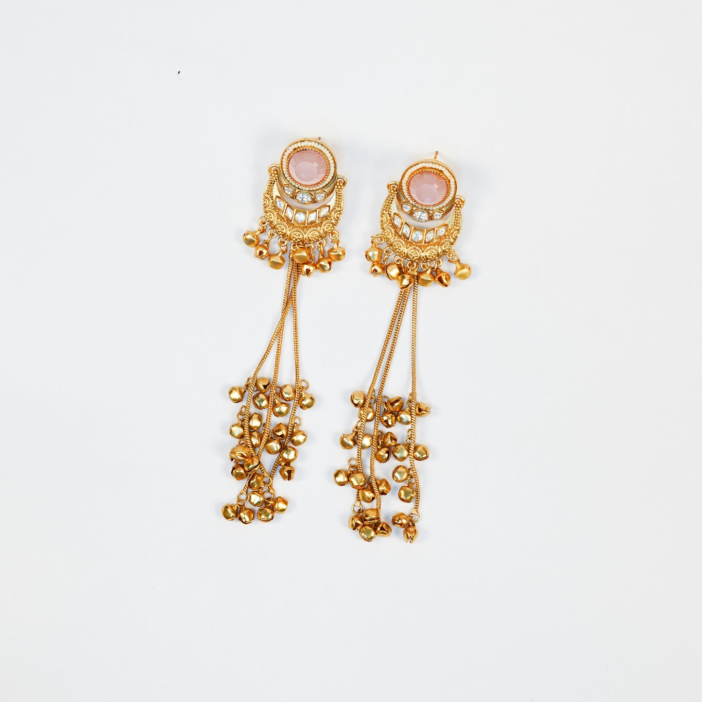 Aanura Gold Plated Chandrika Drop Earrings