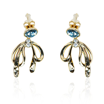 Aanura Gold Plated Elegant Drop Earrings