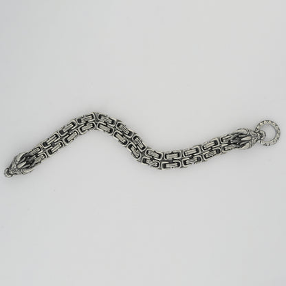 Aanura Silver Dragon Stainless Steel Bracelet For Men