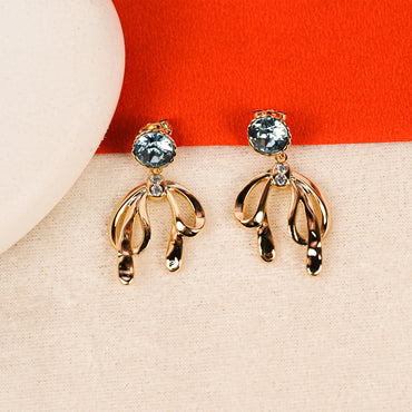 Aanura Gold Plated Elegant Drop Earrings