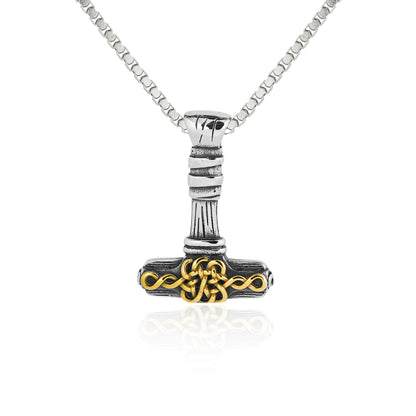 Aanura Dual-Tone Hammer Chain For Men