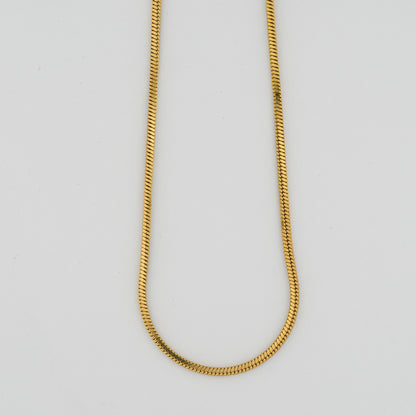 Aanura Gold Flat Chain Chain For Men