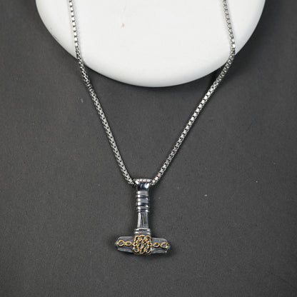 Aanura Dual-Tone Hammer Chain For Men