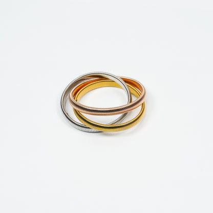 Aanura Triple Coil Statement Bracelet