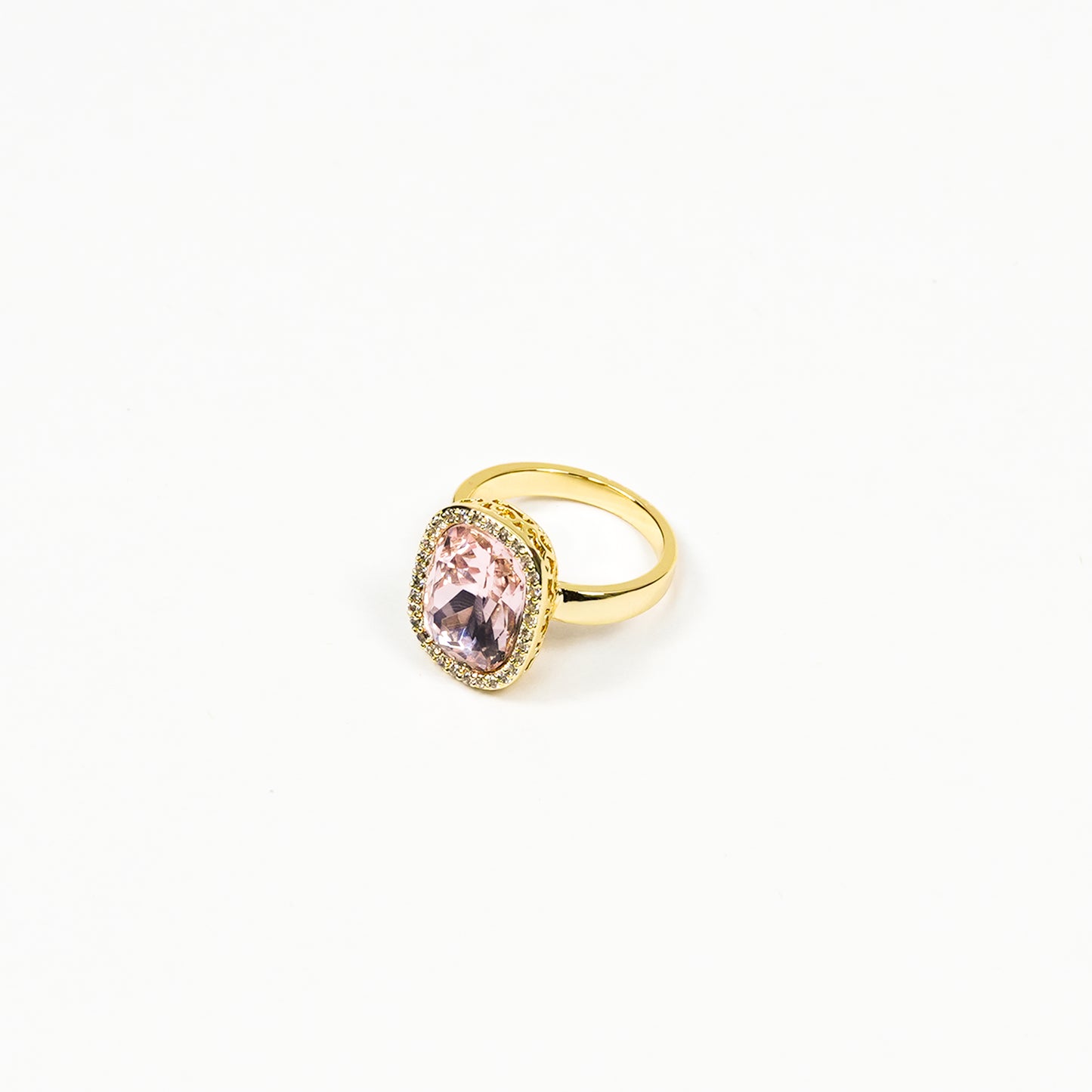 Aanura Gold Plated Geometric Statement Ring