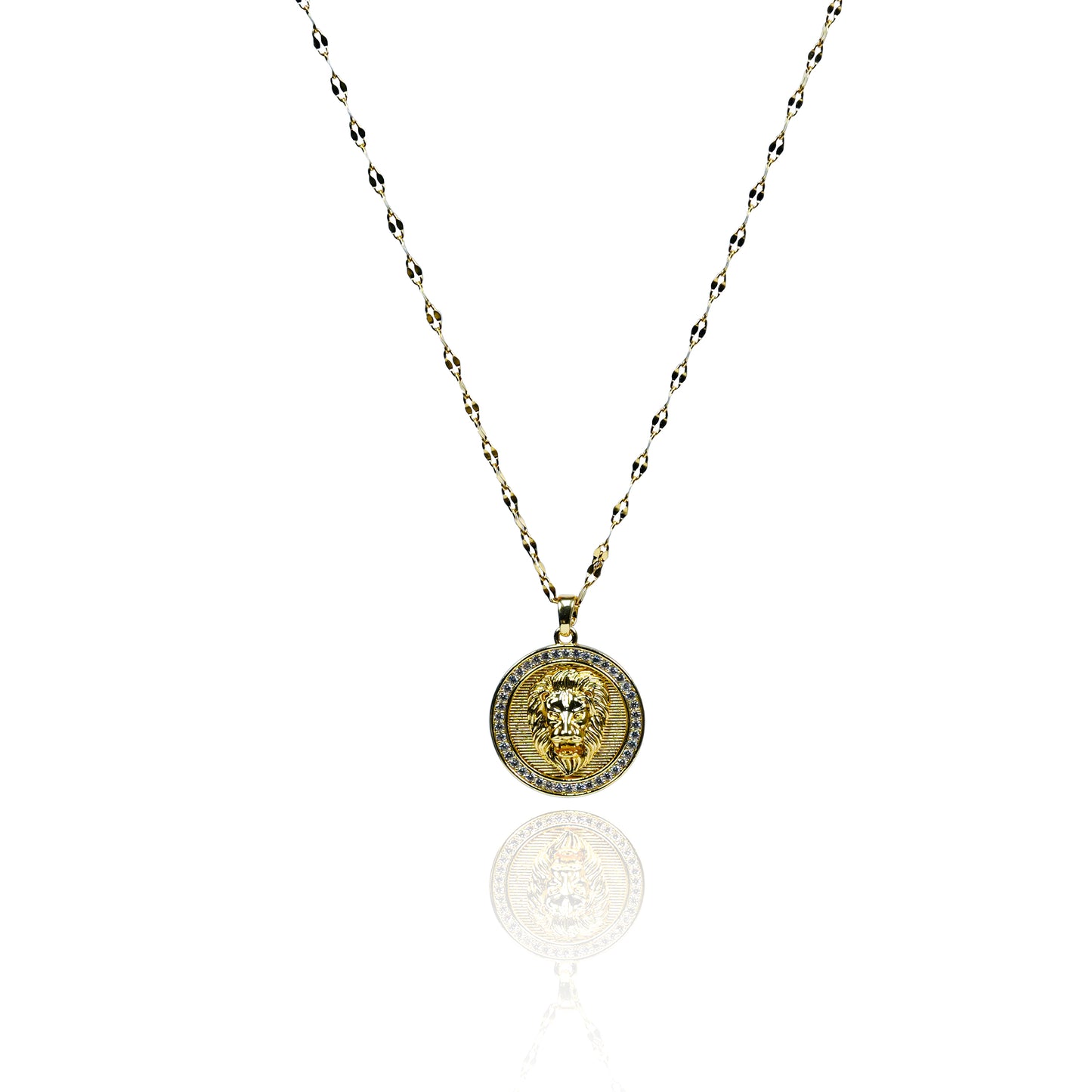 Aanura Coin Medallion Adjustable Necklace