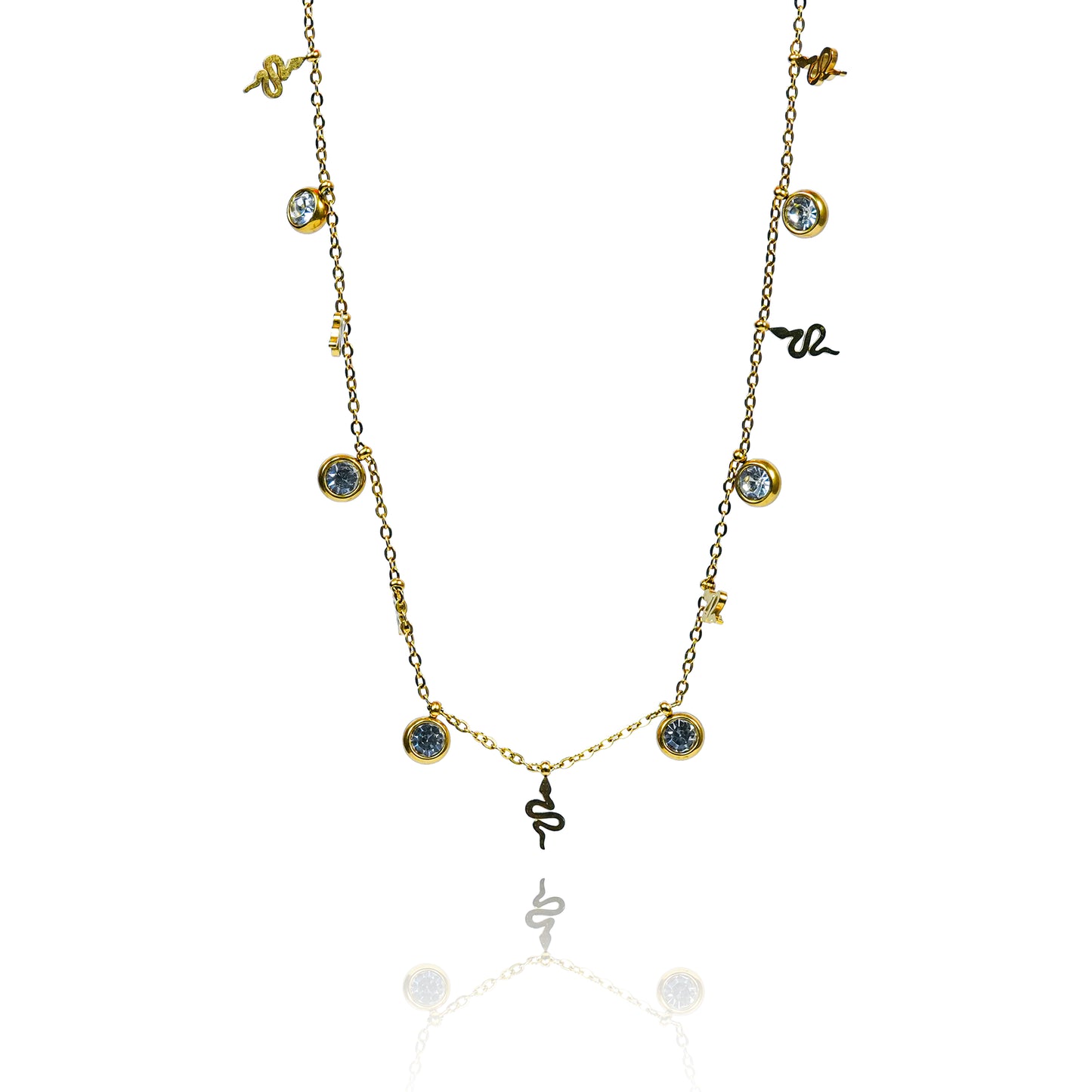 Aanura Delicate Charm Drop Adjustable Necklace