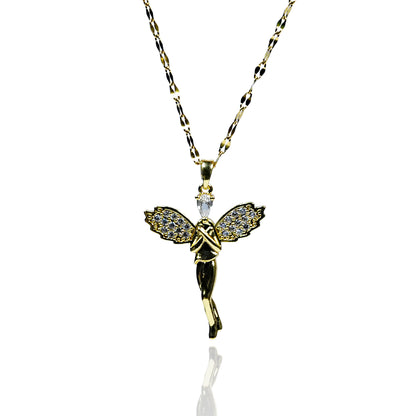 Aanura Fairy Wing Pendant Necklace