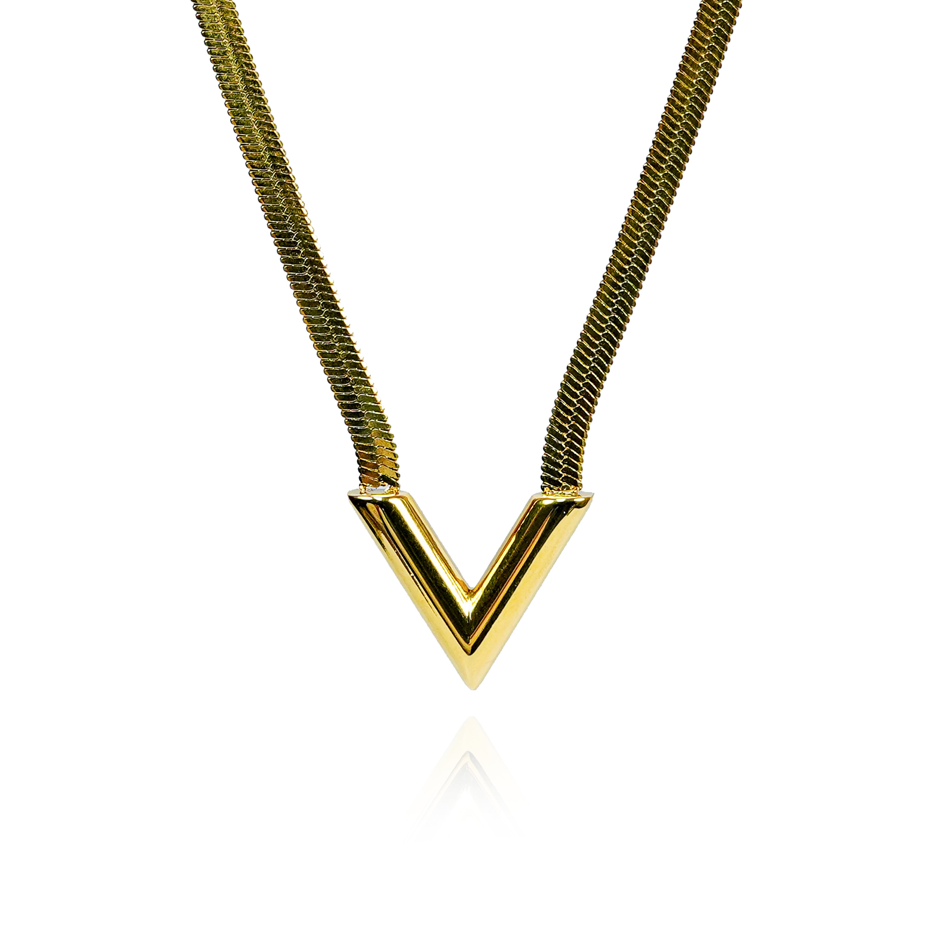 Aanura V-Bar Statement Necklace