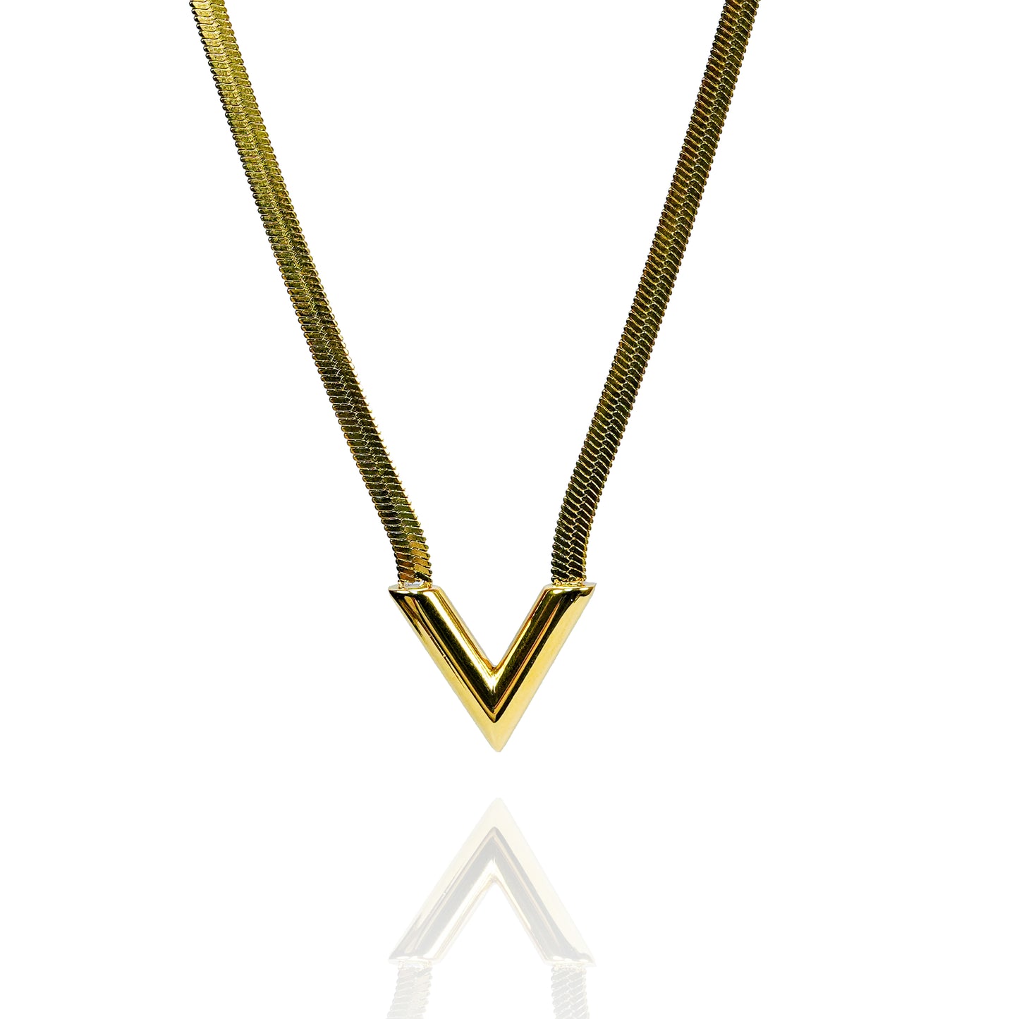 Aanura V-Bar Statement Necklace