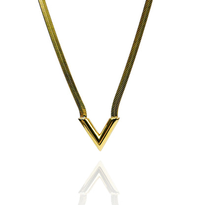 Aanura V-Bar Statement Necklace