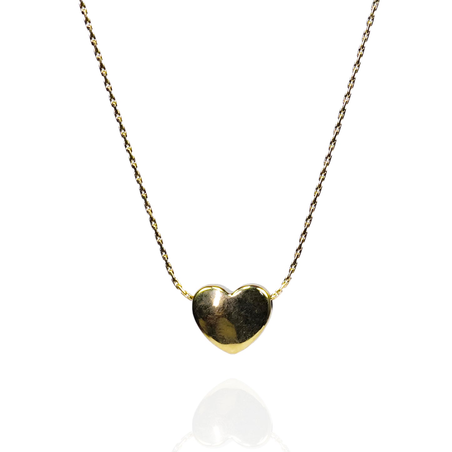 Aanura Minimal Heart Pendant Necklace