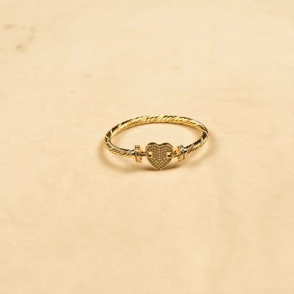 Aanura Luxe Clover Lock Statement Bracelet