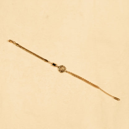 Aanura Half-Link Adjustable Gold Bracelet