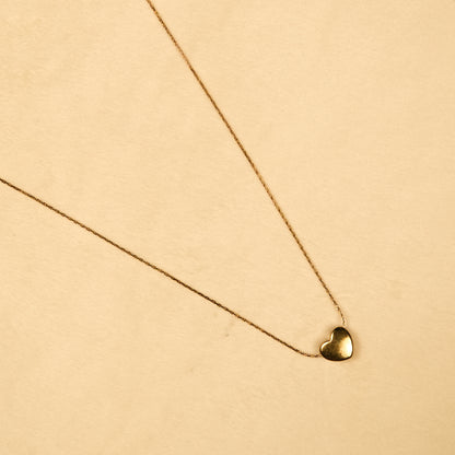 Aanura Minimal Heart Pendant Necklace