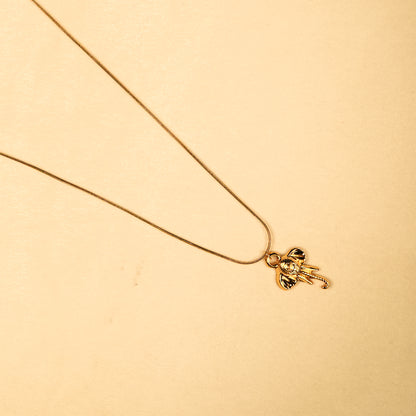 Aanura Angel Charm Minimal Pendant Necklace