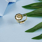 18K Gold Plated Minimal Anti-Tarnish Waterproof Ring