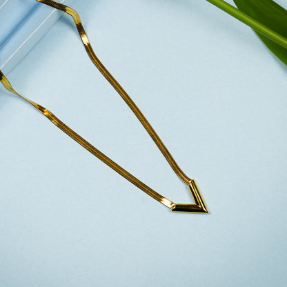 Aanura V-Bar Statement Necklace